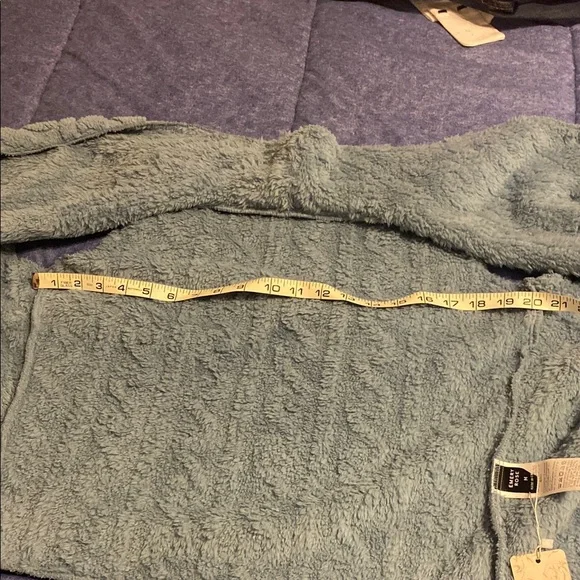Cozy Blue Fleece Vest - Picture 5 of 5
